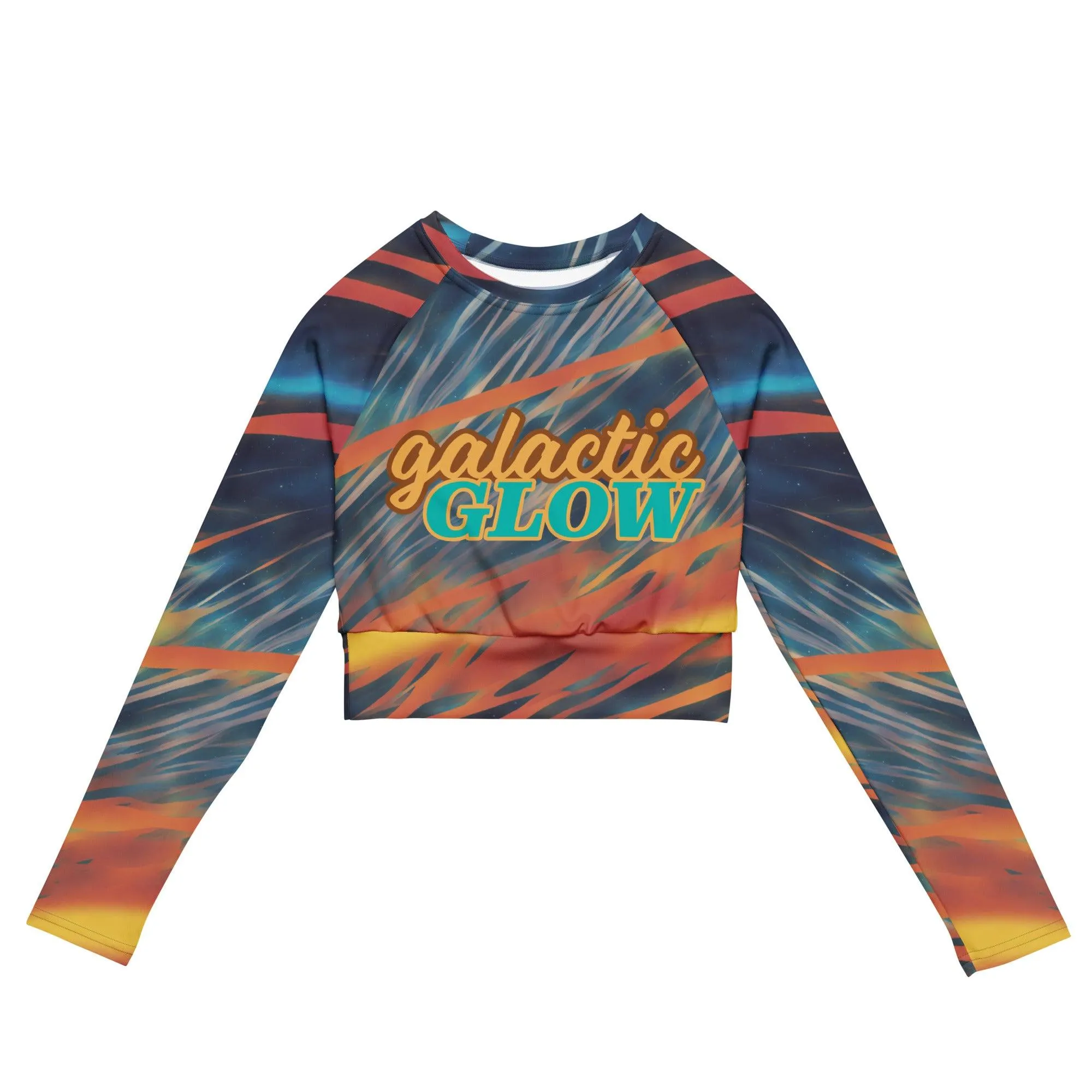 Recycled Long-sleeve Crop Top Radiant V