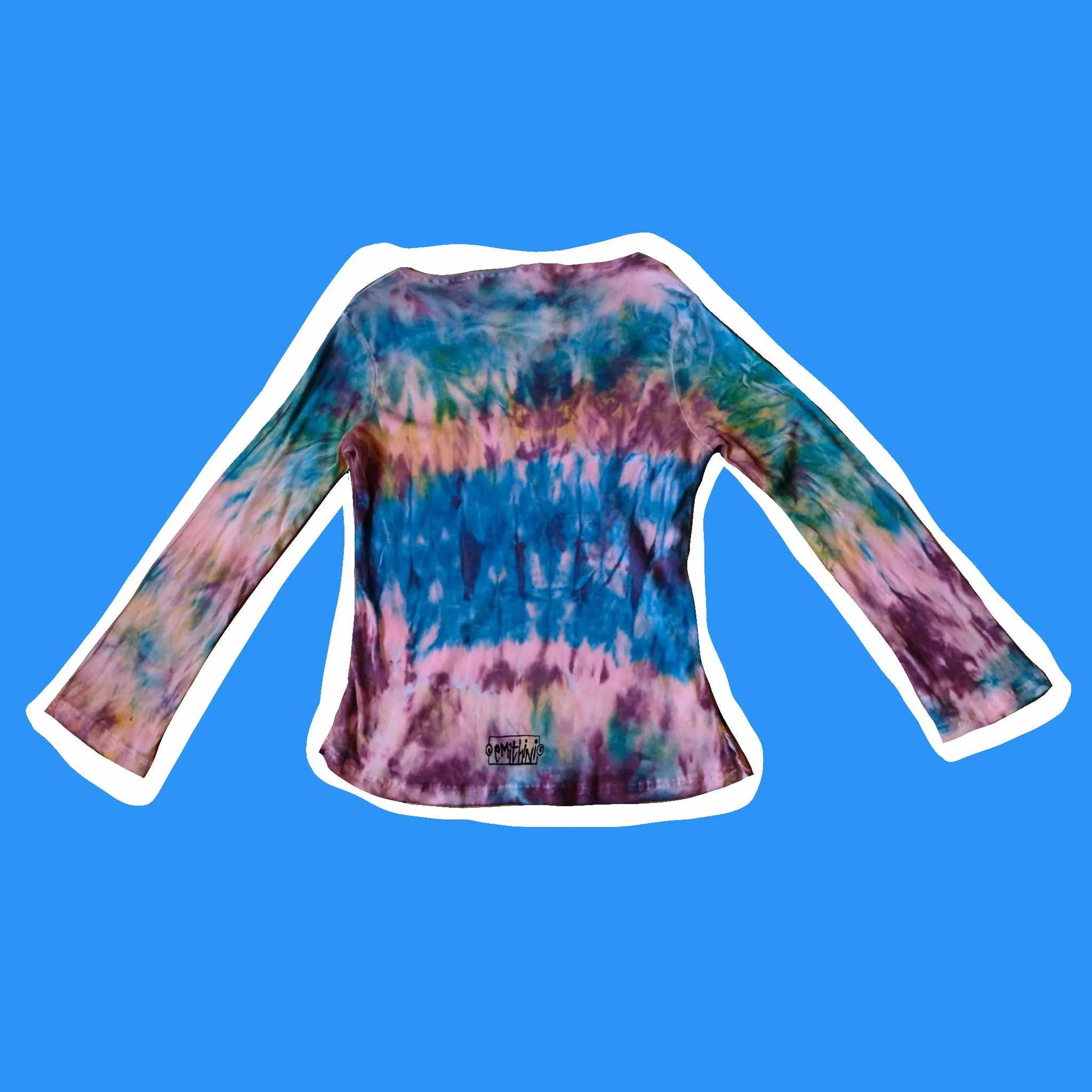 Reworked tie dye star top- 10-12