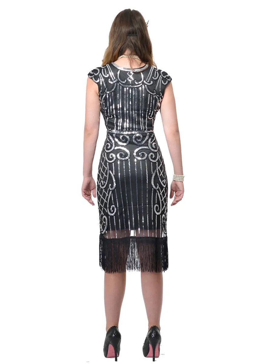 Ritzy Sequin 1920s Great Gatsby Costume for Plus Size Women