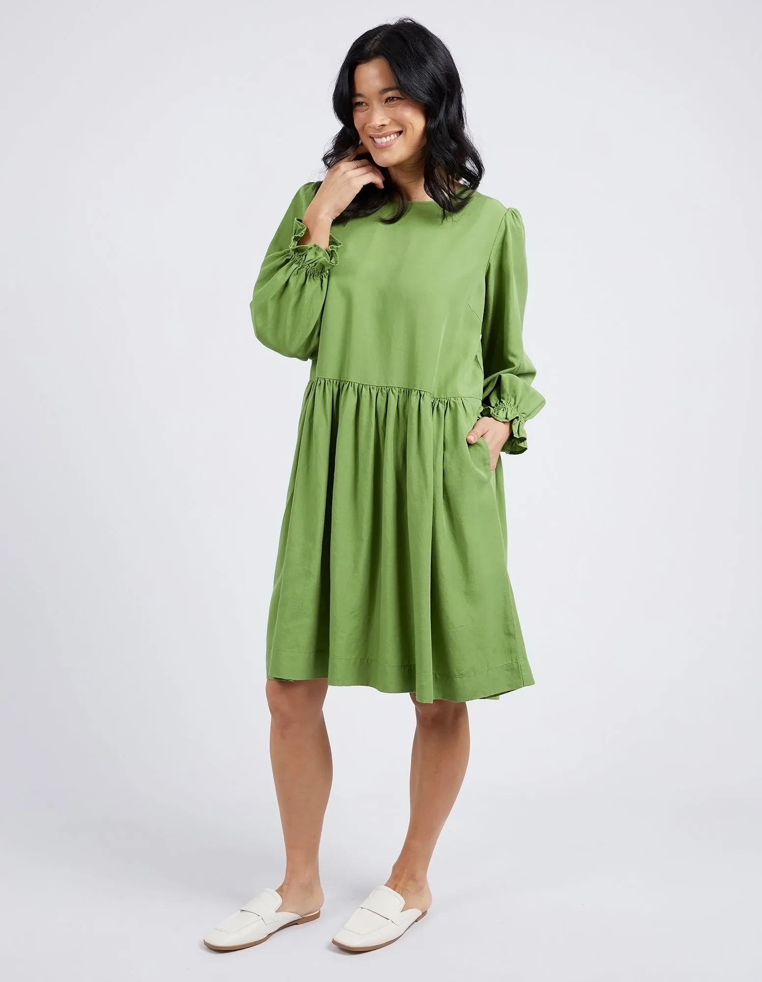 River Dress Jungle Green