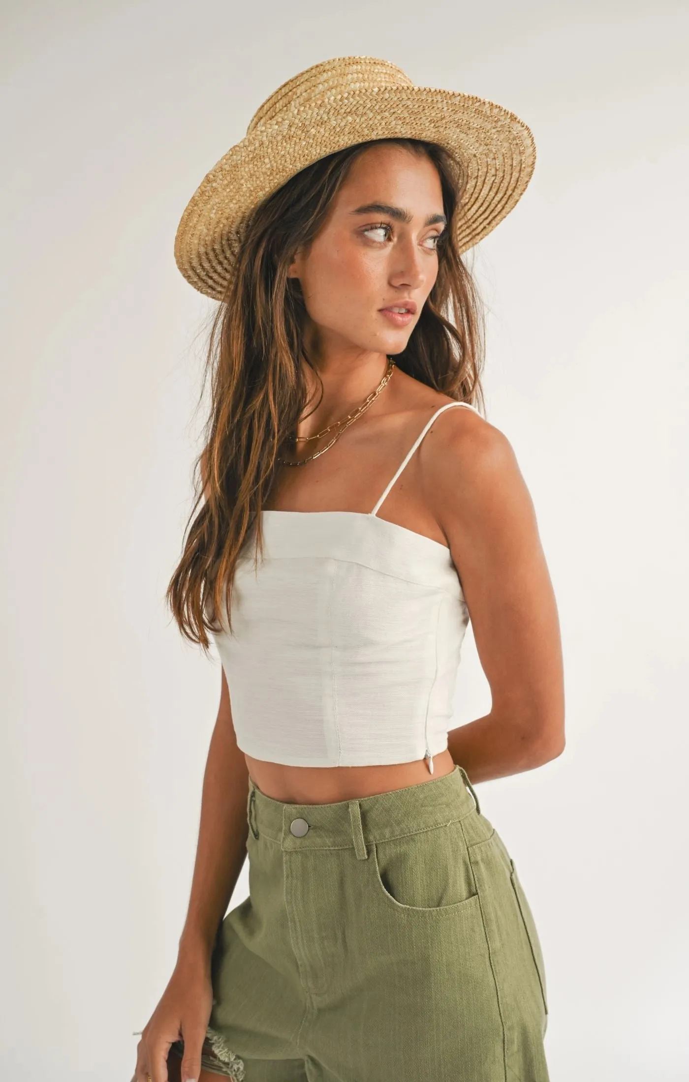 Sage the Label Roam Around Crop Top