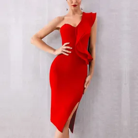 Sexy Bandage red dress