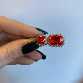 Small Hairclip - Red