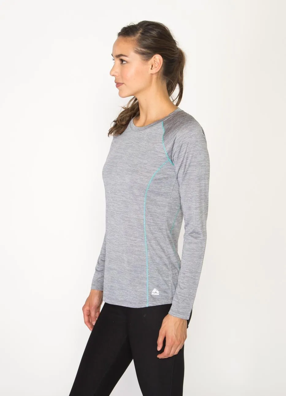 Stratus Long Sleeve Lightweight Crew Neck Base Layer Running Tee Shirt