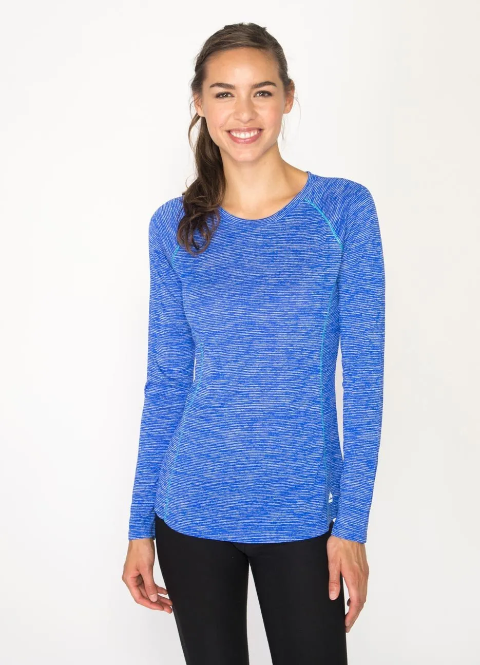 Stratus Long Sleeve Lightweight Crew Neck Base Layer Running Tee Shirt