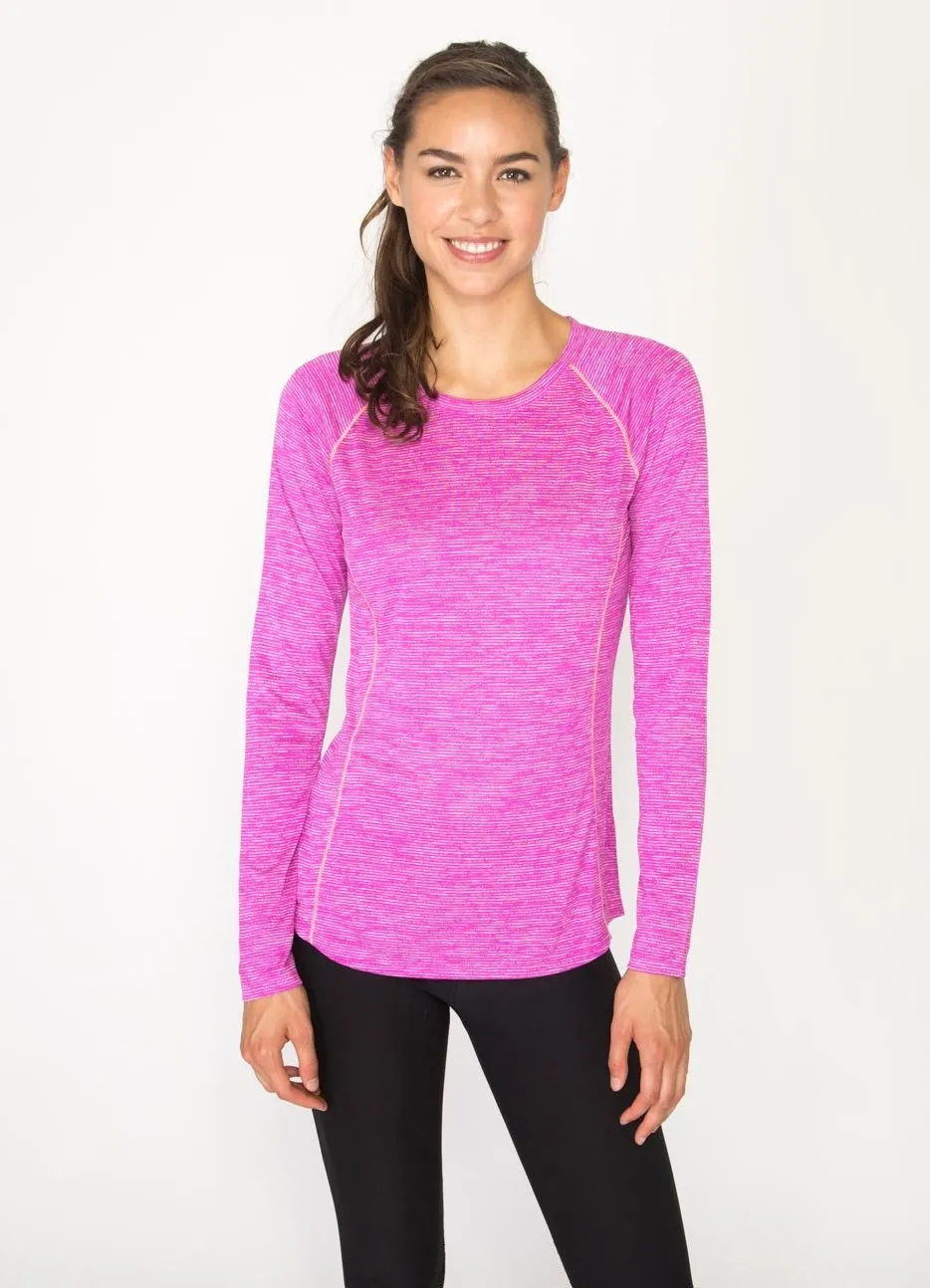 Stratus Long Sleeve Lightweight Crew Neck Base Layer Running Tee Shirt