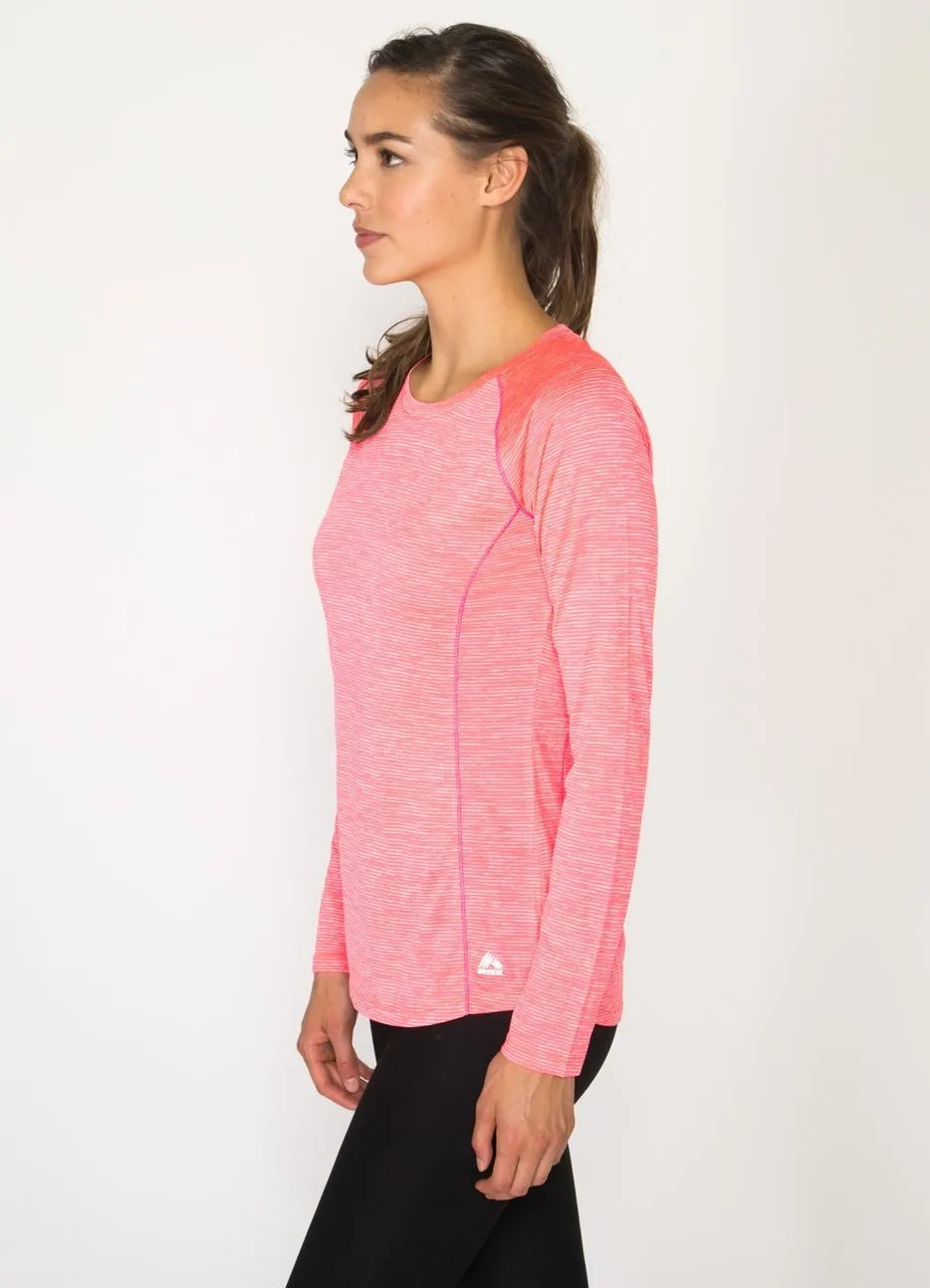 Stratus Long Sleeve Lightweight Crew Neck Base Layer Running Tee Shirt