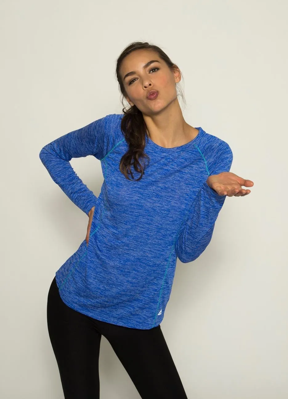 Stratus Long Sleeve Lightweight Crew Neck Base Layer Running Tee Shirt