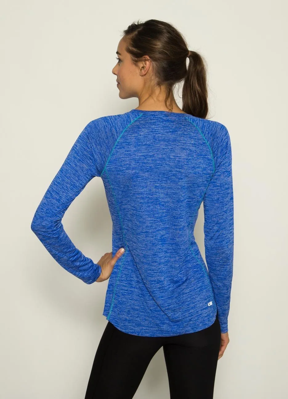 Stratus Long Sleeve Lightweight Crew Neck Base Layer Running Tee Shirt