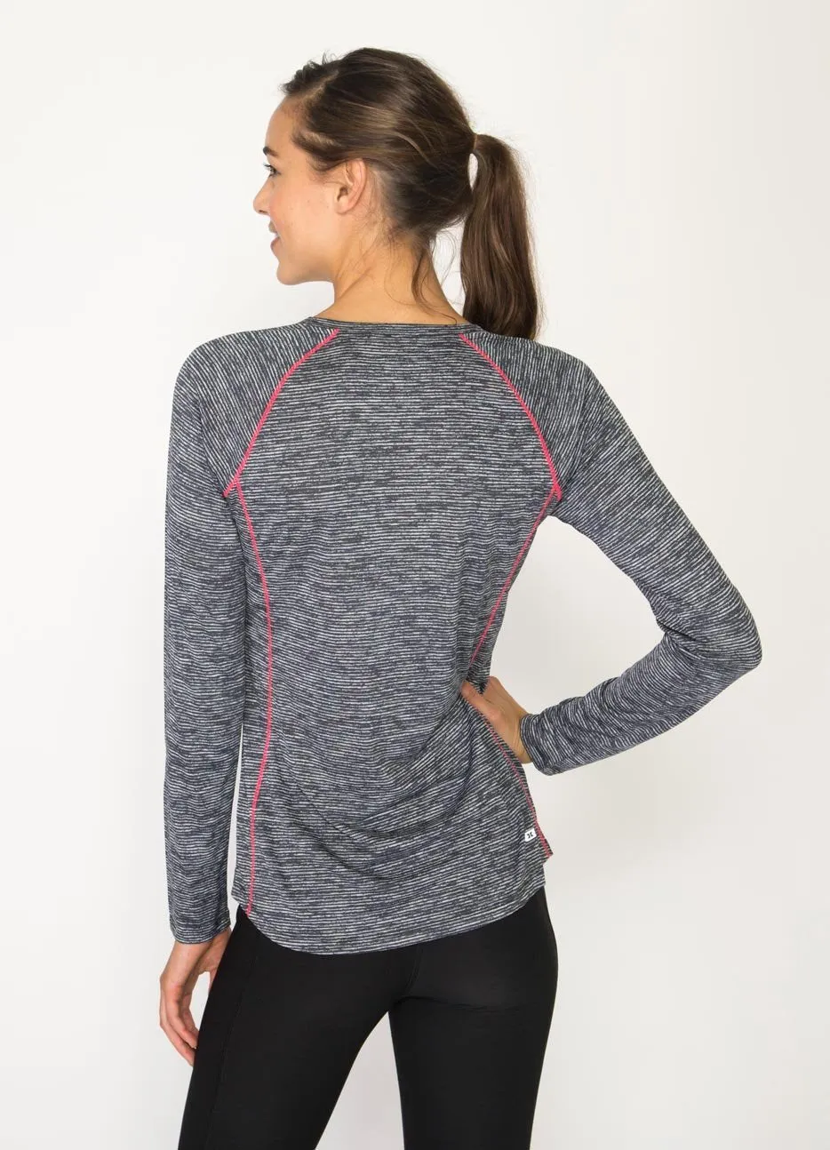 Stratus Long Sleeve Lightweight Crew Neck Base Layer Running Tee Shirt