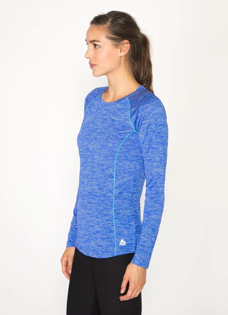 Stratus Long Sleeve Lightweight Crew Neck Base Layer Running Tee Shirt