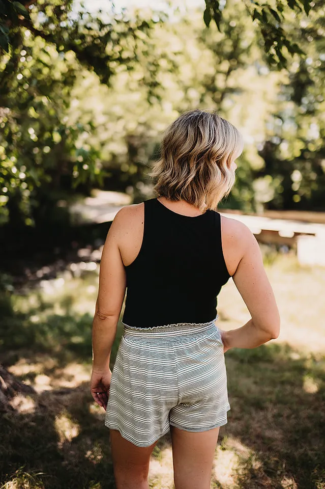 Stretchy Rib Knit Tank