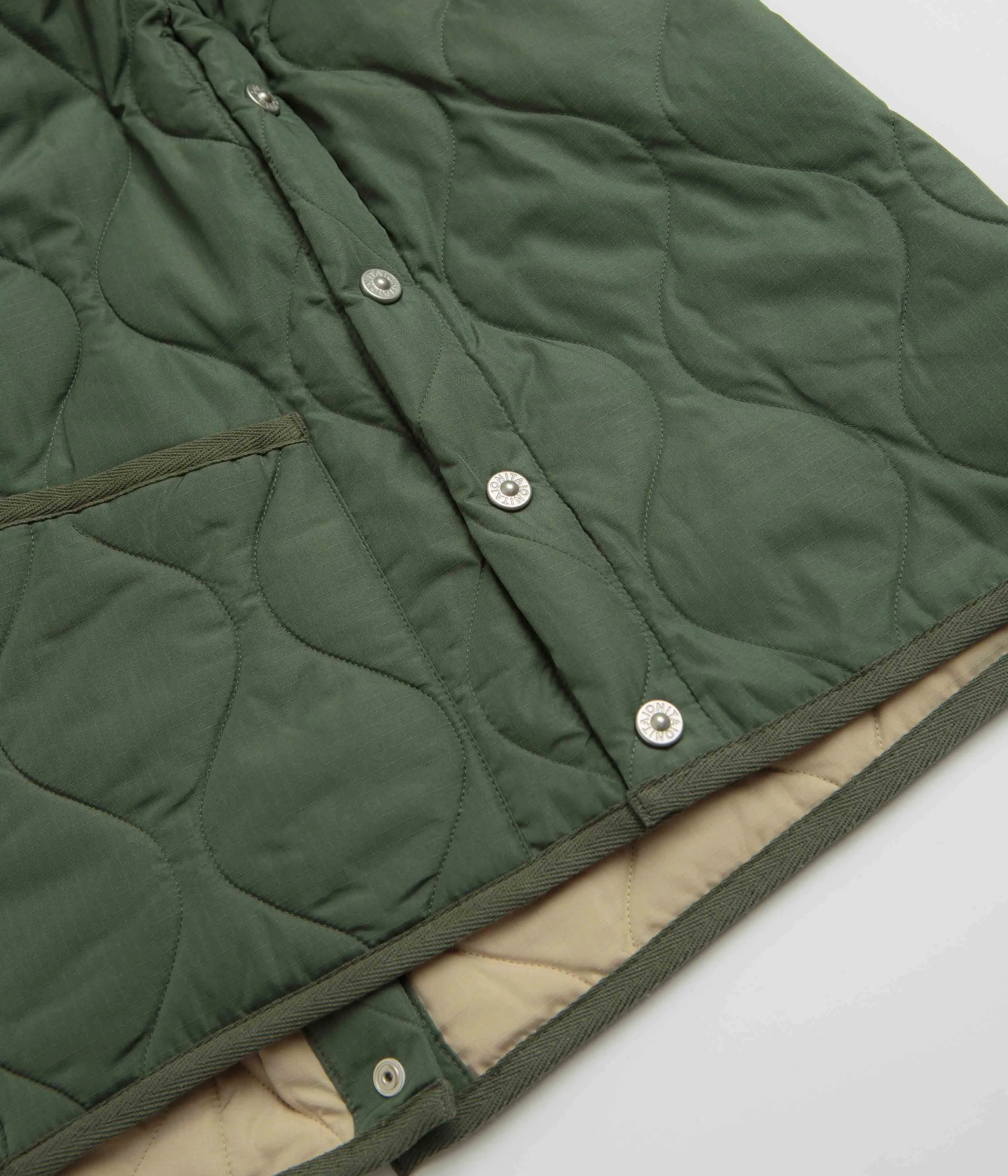 Taion Military Crewneck Down Jacket - Olive