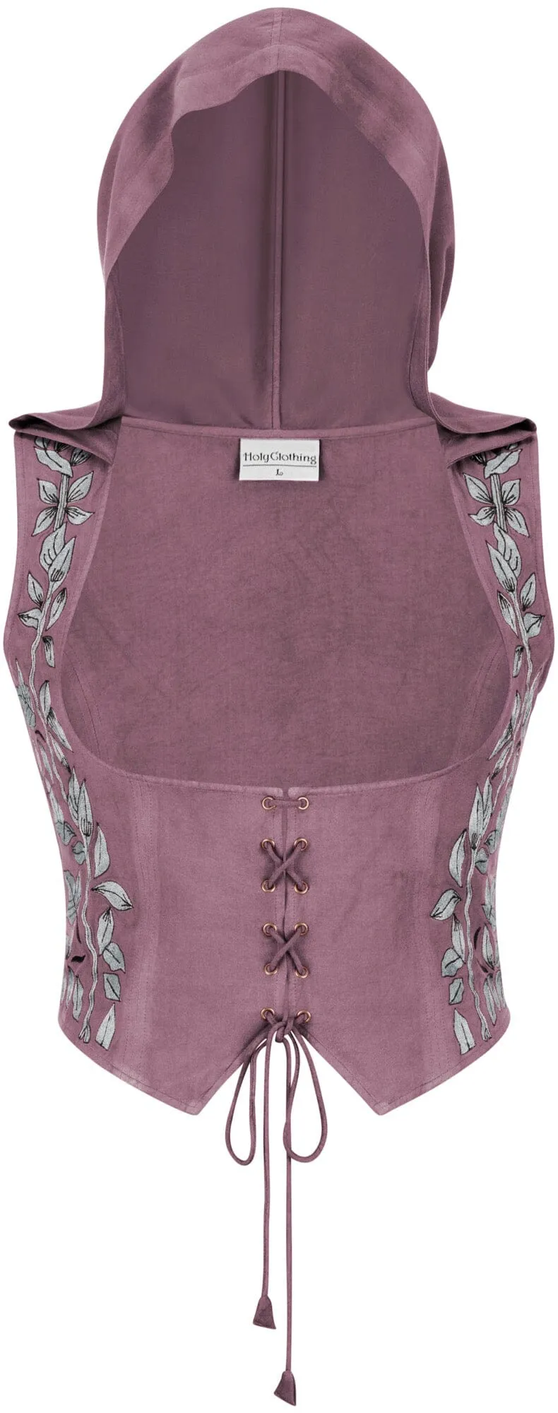 Tauriel Top Limited Edition Dusty Rose Silver Embroidery