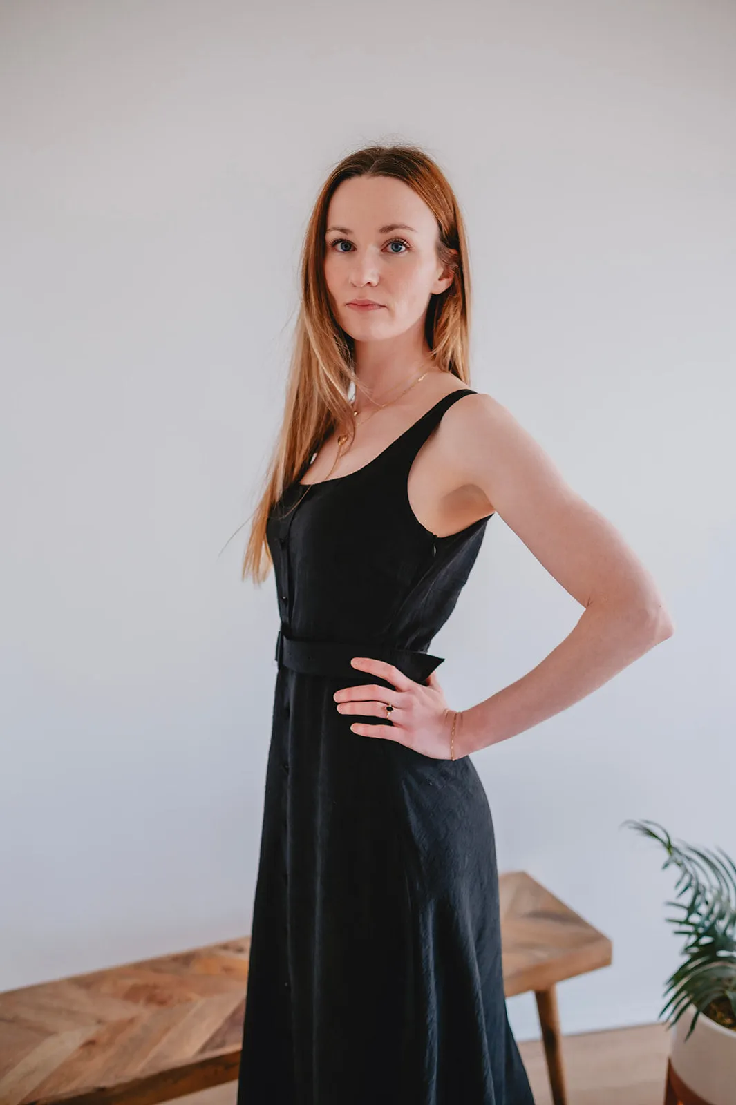 The Alisa Dress by FRNCH - Black