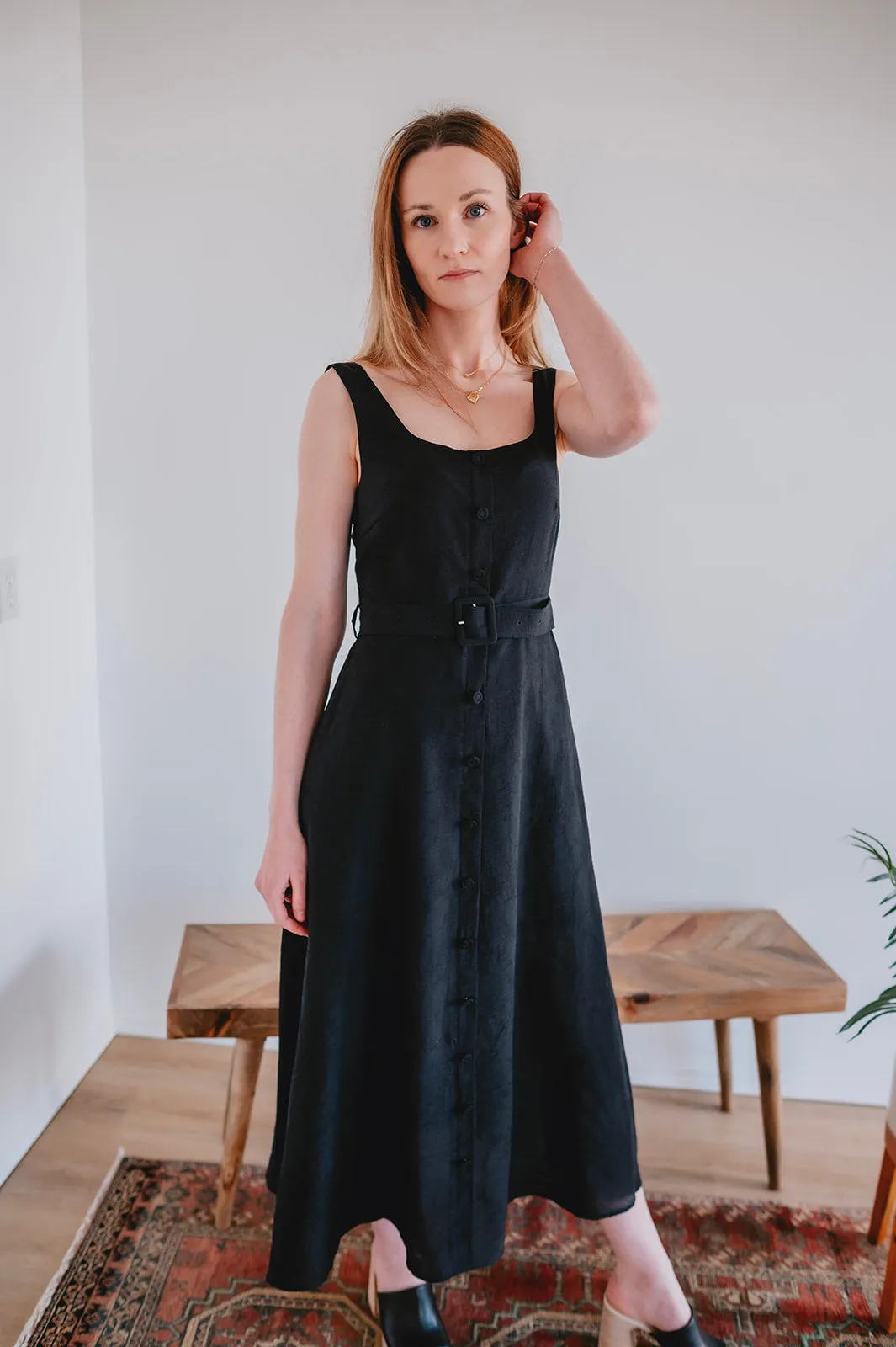 The Alisa Dress by FRNCH - Black