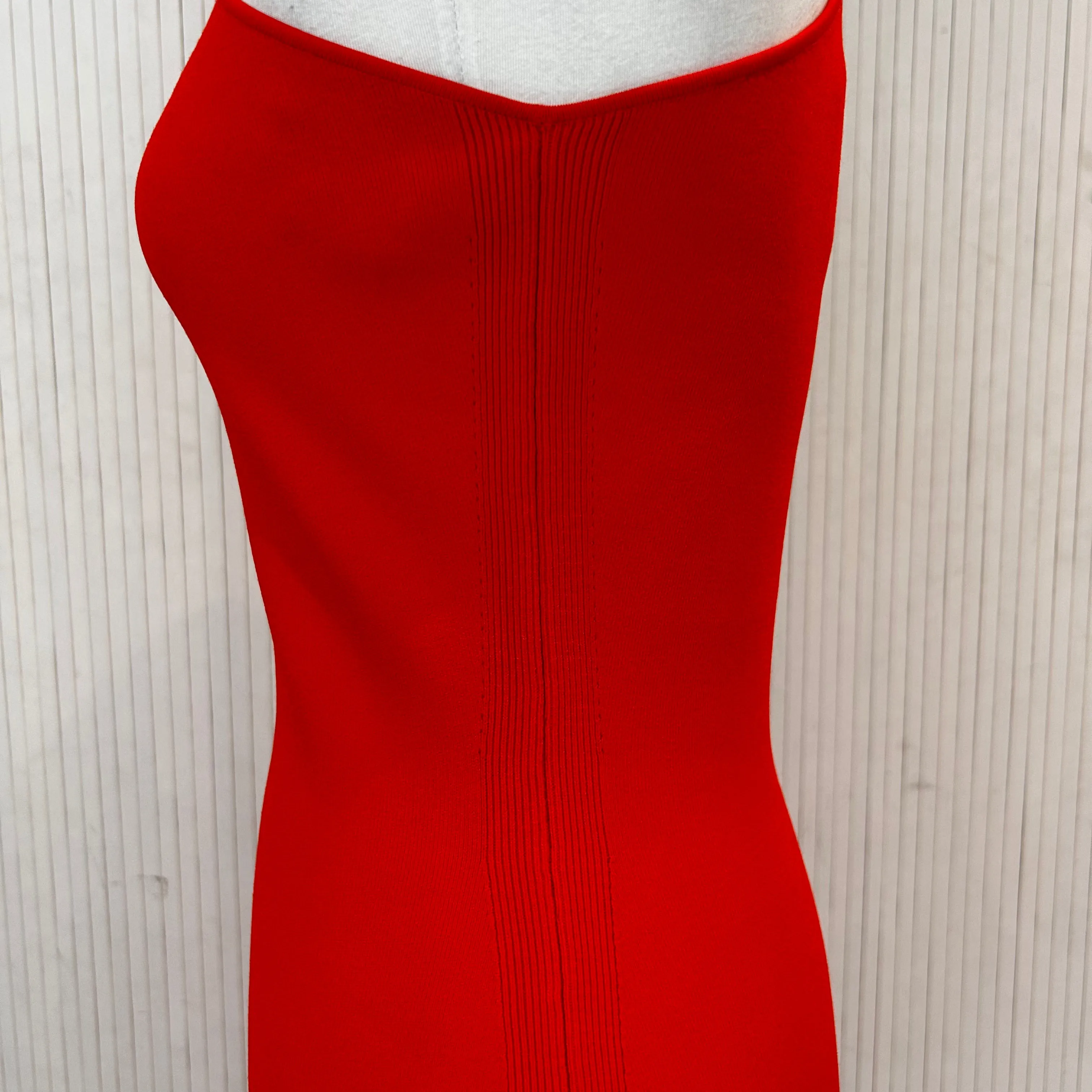 Victoria Beckham Brand New £650 Orange One Shoulder Dress L