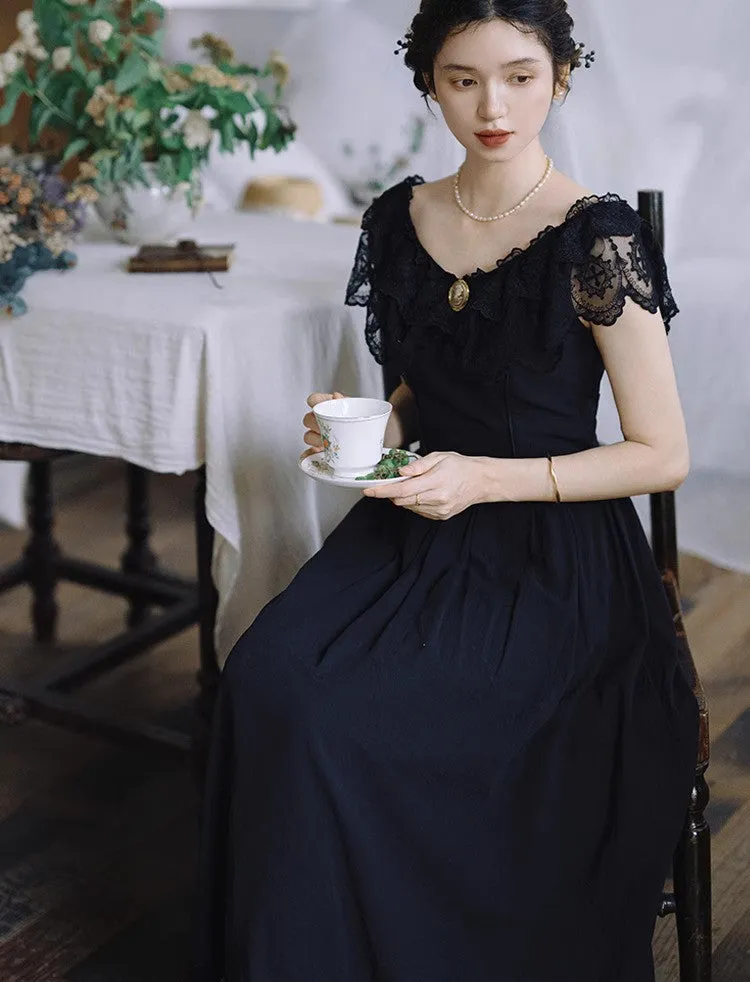 Victorian Style Vintage Cotton Dress