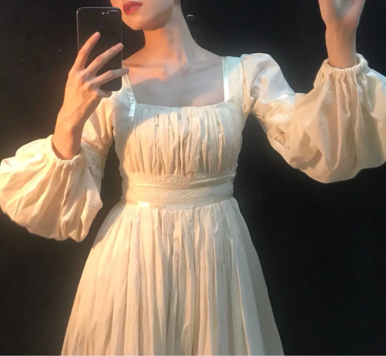 Victorian Style Vintage Swing Dress