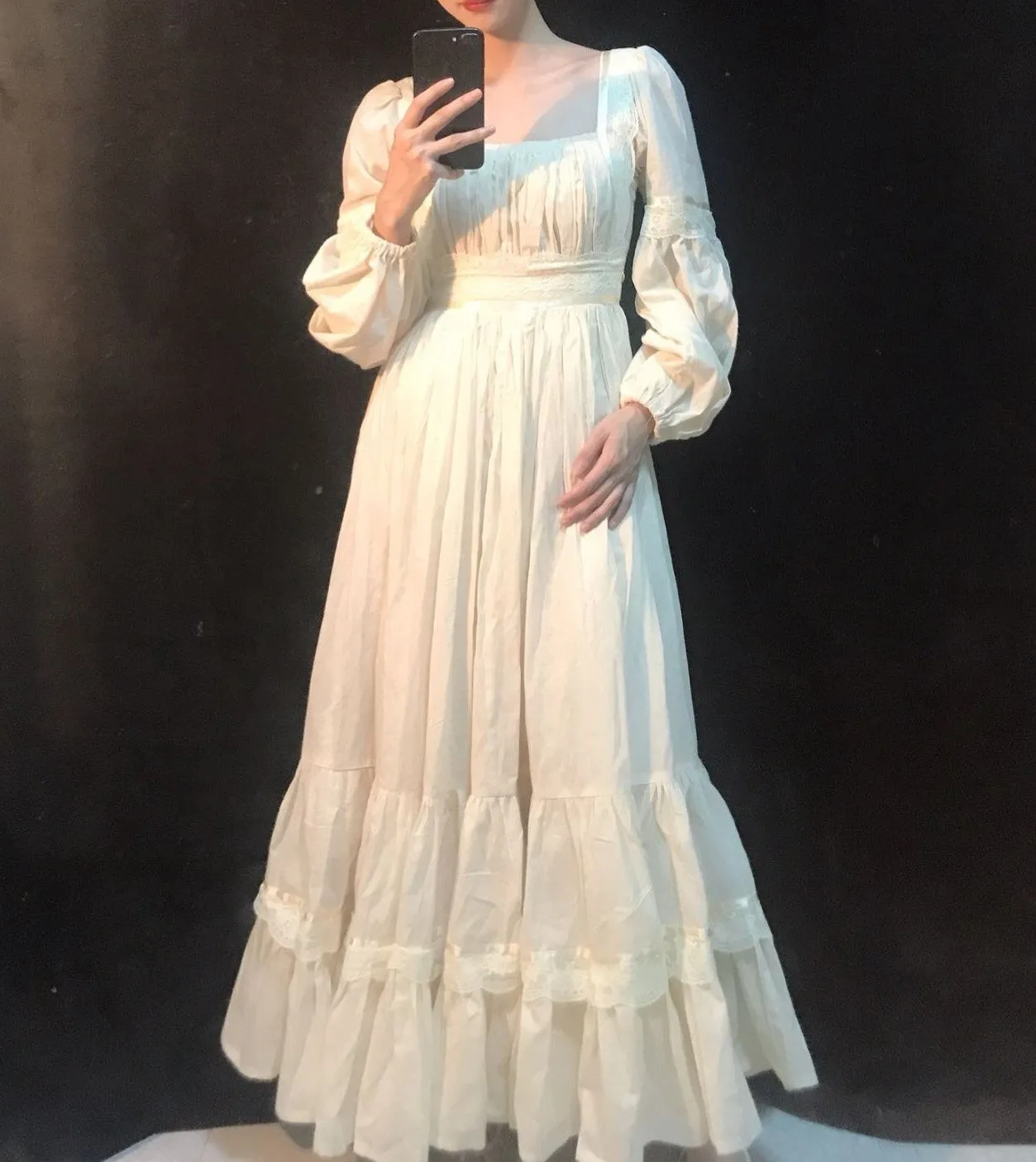 Victorian Style Vintage Swing Dress