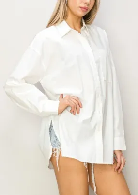 White Poplin Shirt